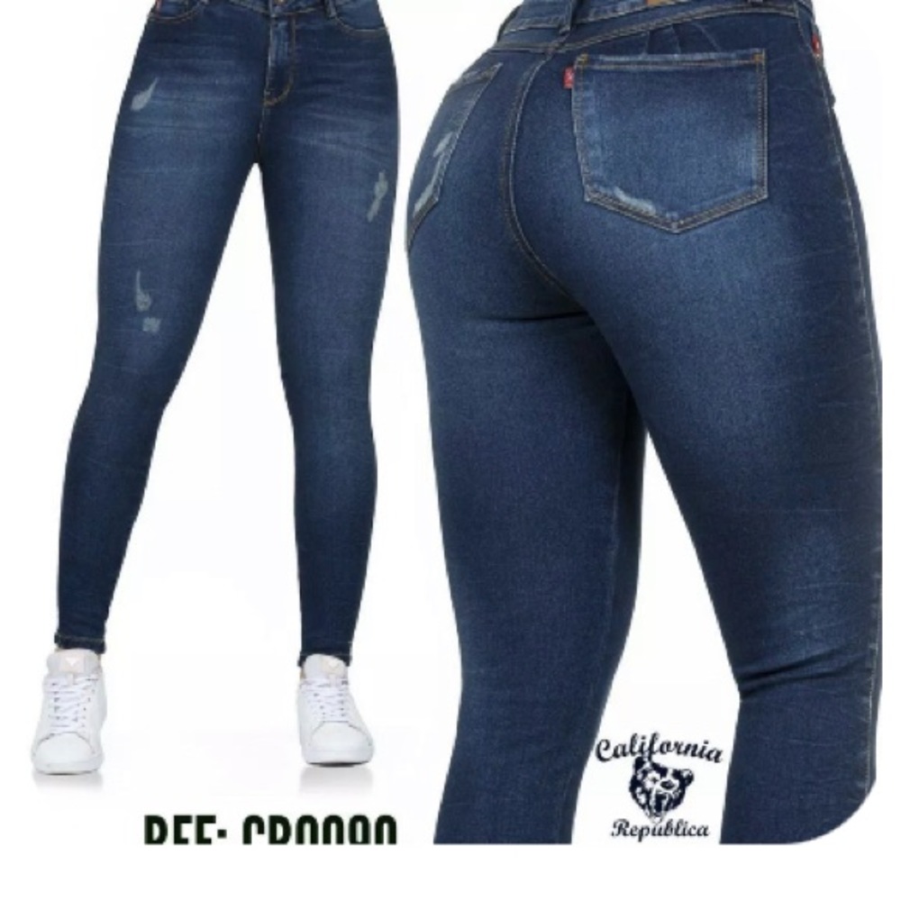 JEANS COLOMBIANOS Authentic Colombian Push Up Jeans Levanta Cola CR0090